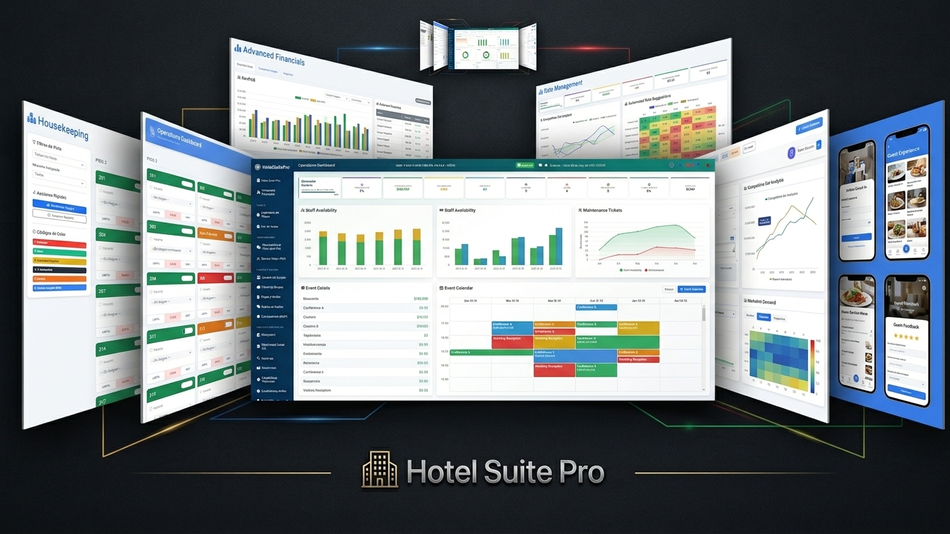 Dashboard de HotelSuitePro